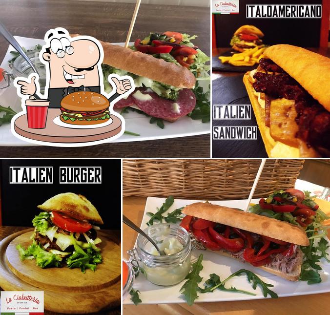 Les hamburgers de La Ciabatteria (Pizzeria & Paninoteca) will satisferont différents goûts