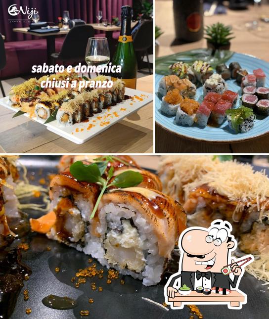 Ordina le diverse opzioni di sushi