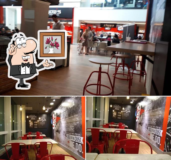 O interior do Pizza Hut PH Express Shopping Vitória: Pizzaria, Sobremesas, Bebidas em Vitória