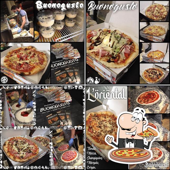 Essayez des pizzas à Buonogusto