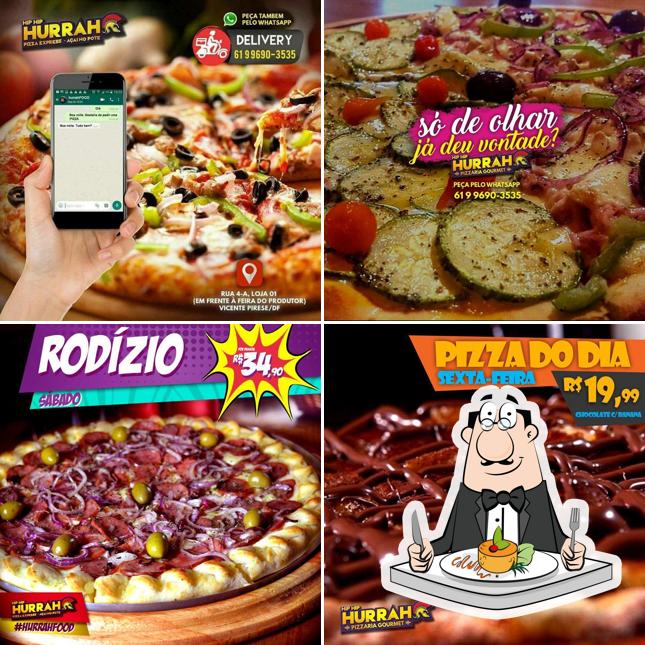 Comida em Hurrah Food Pizzaria