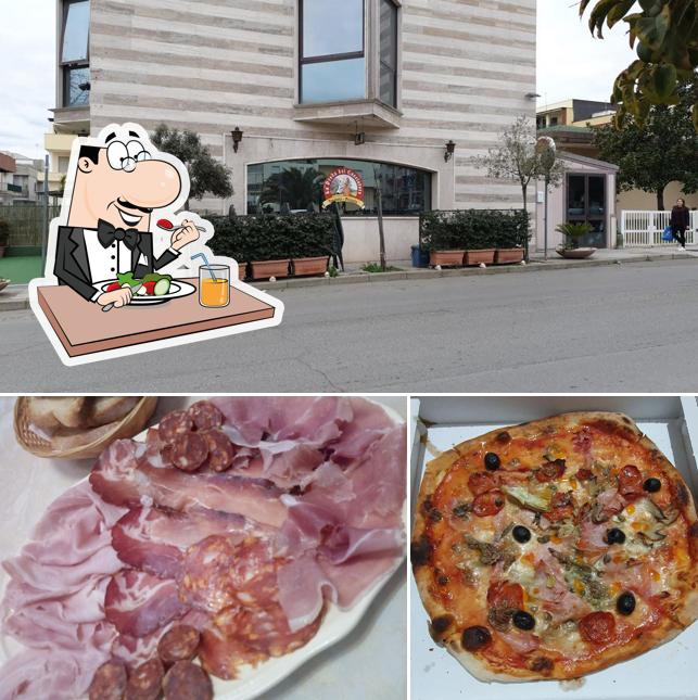 Las imágenes de comida y exterior en La Preda del Cacciatore