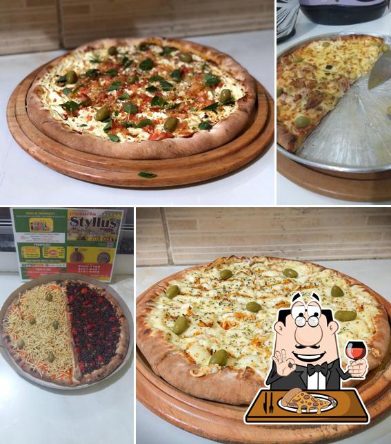Experimente pizza no Pizzaria Styllus