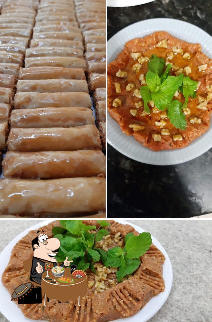 Platos en Farsoun Comida Árabe Sirio