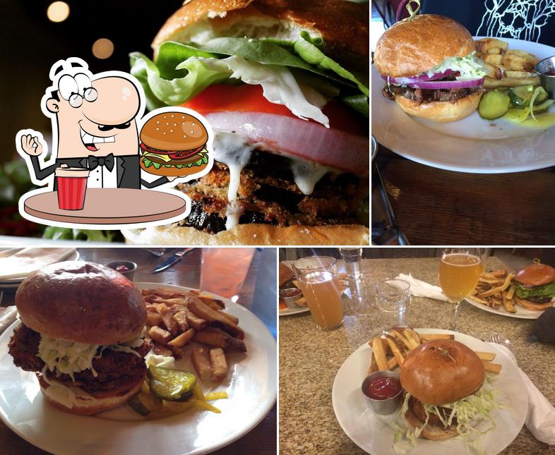 Get a burger at Steele & Hops Public House