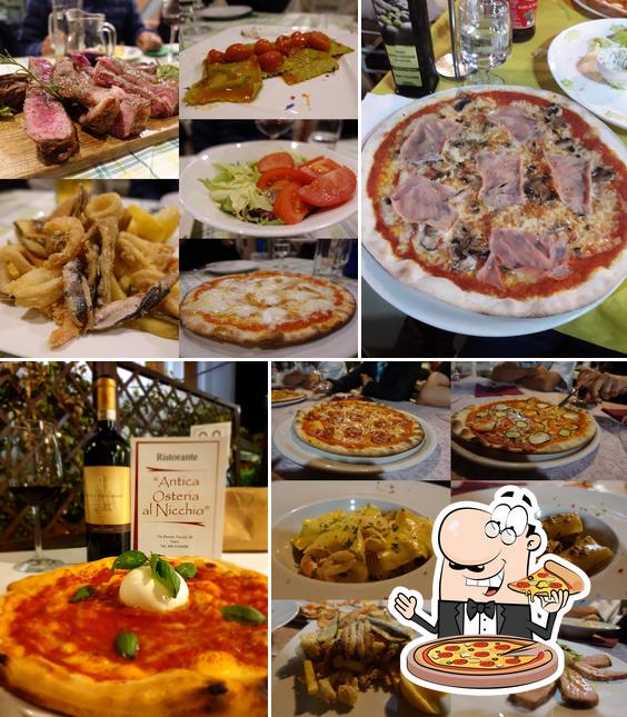 Commandez des pizzas à Antica Osteria al Nicchio