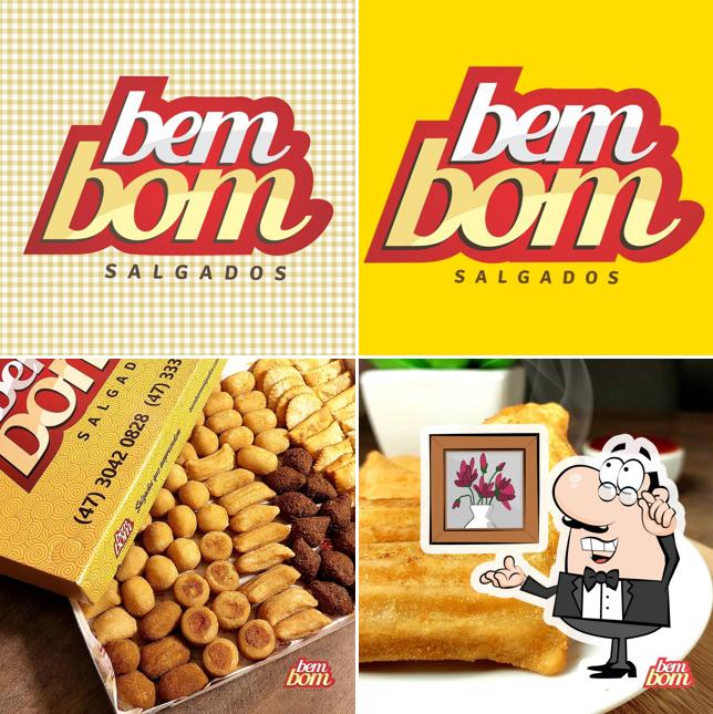 O interior do BEM BOM SALGADOS