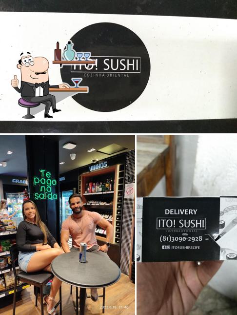 O interior do Oto sushi