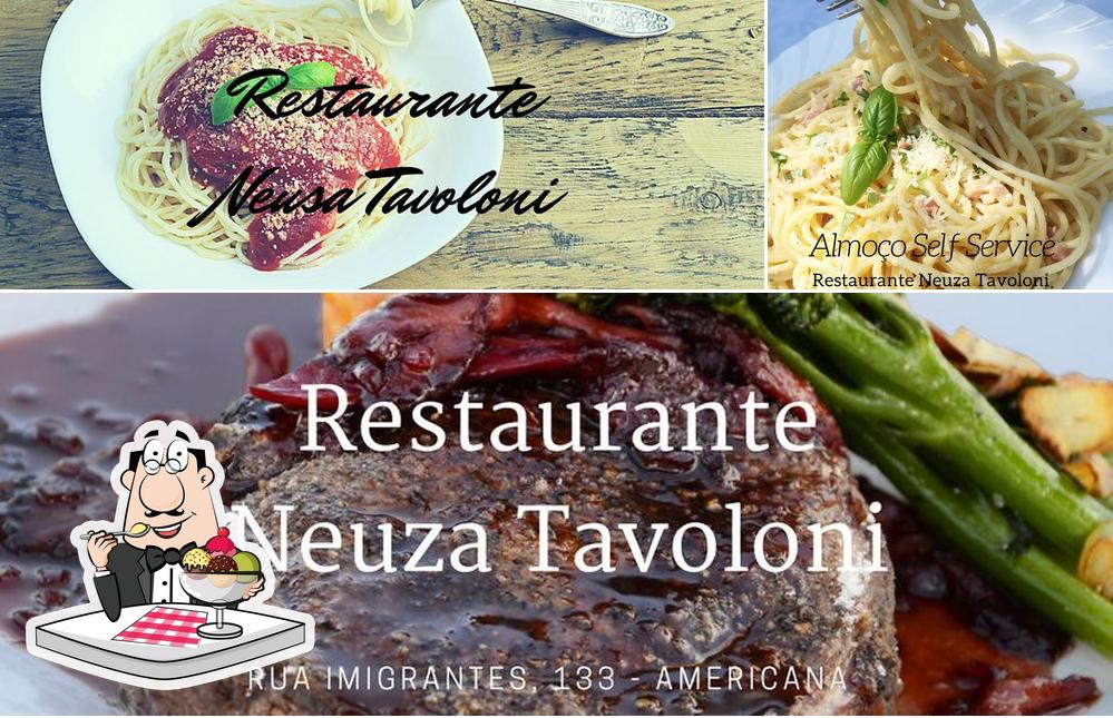 Restaurante Neuza Tavoloni serve uma seleção de sobremesas