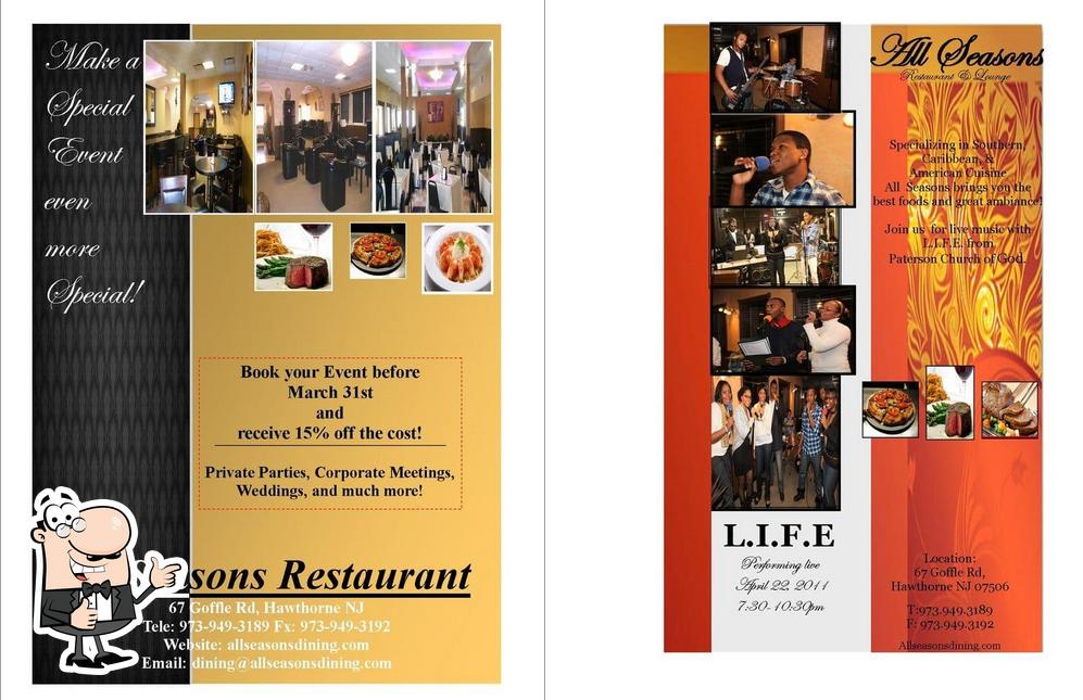 Here's a pic of All Seasons Catering & Dining