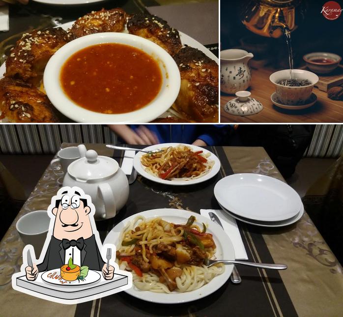 Among different things one can find food and drink at Karamay Uyghur Cuisine ( Leicester )
