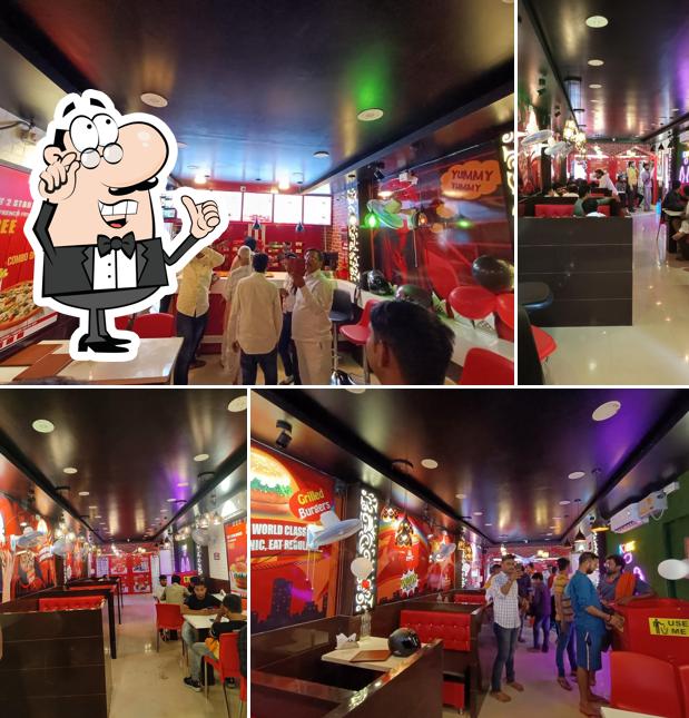 The interior of Efc Restaurant buxar