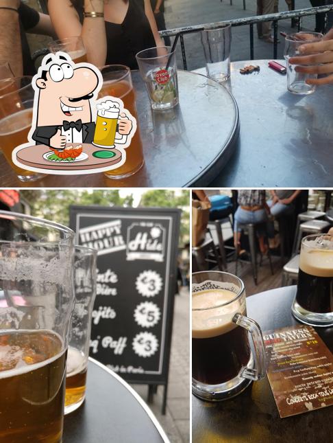 Profitez un verre de bière blonde ou brune