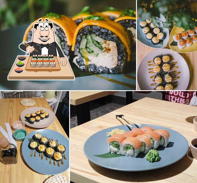 Les sushi sont offerts par Lagom - майстерня суші