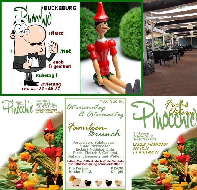 Restaurant Pinocchio, Bückeburg, Hinüberstraße 1 - Menu du restaurant