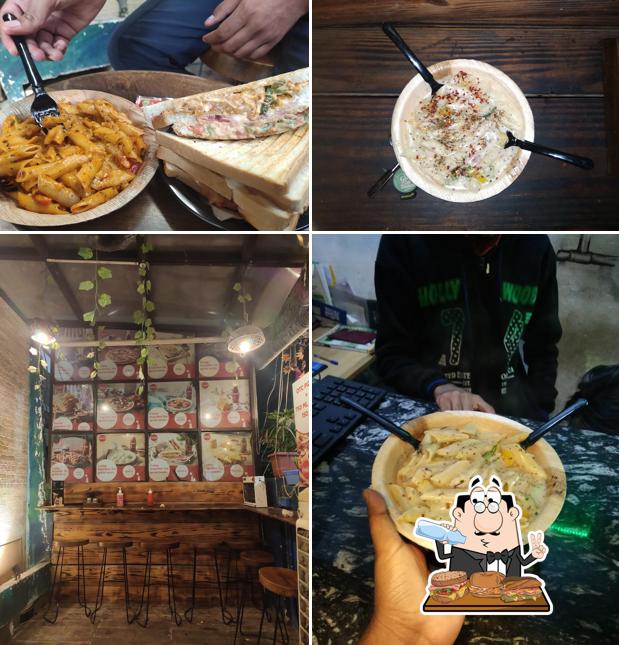 Lobster roll sandwich at Bharat’s Bits n Bites ( c-scheme )