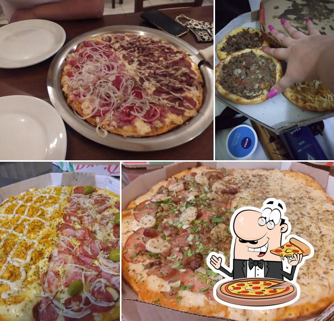 Experimente pizza no Pizzaria e Esfiharia Pontal