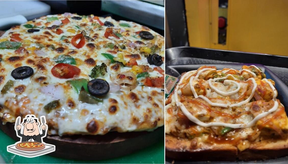 Try out various types of pizza