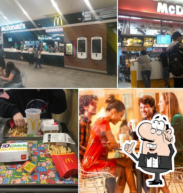 O interior do McDonald's