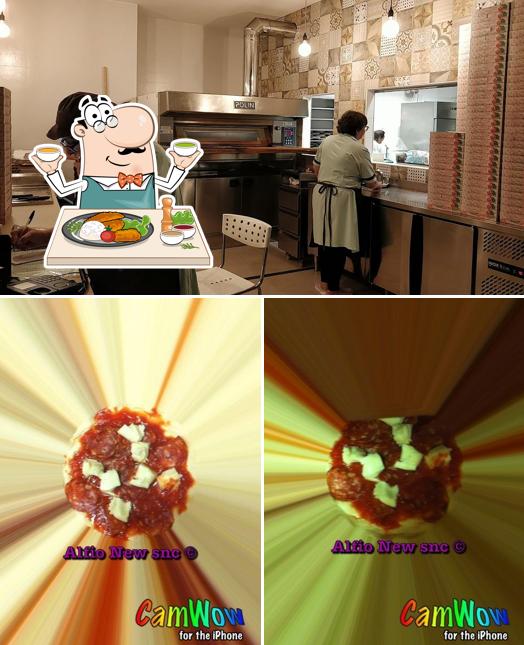 Tra le diverse cose da Alfio New si possono trovare la cibo e interni