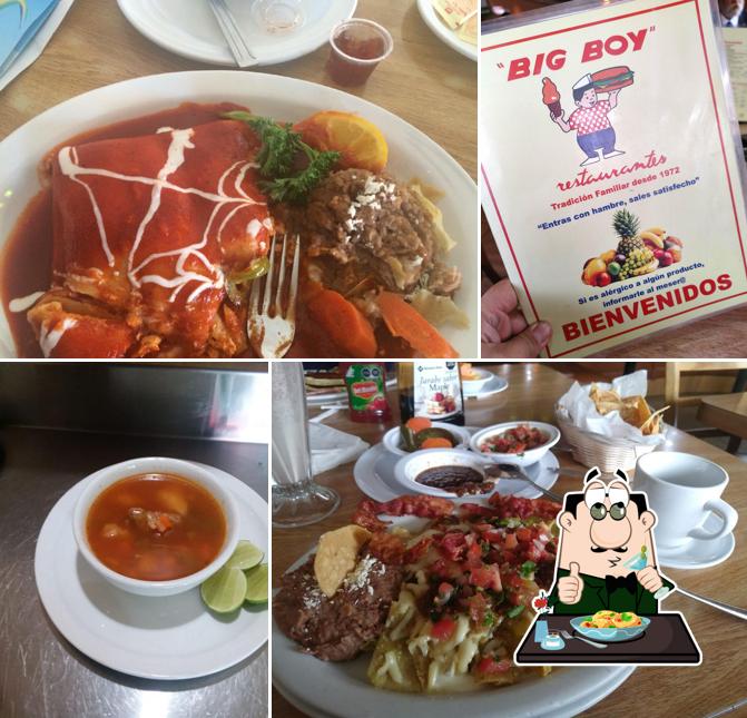 Big Boy Restaurante, Tijuana, Boulevard Agua Caliente carta y