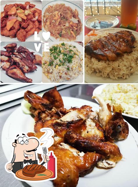 Order meat dishes at Davao Dencia's Restaurant