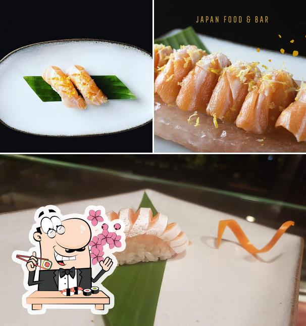 Presenteie-se com sushi no Dōkyo Japan Food & Bar