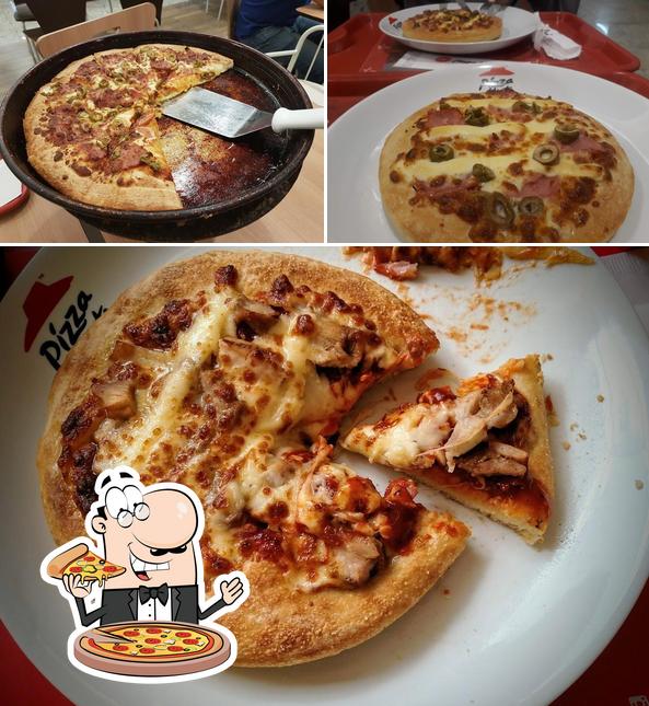 Experimente pizza no Pizza Hut PH Express Shopping Itaguaçu