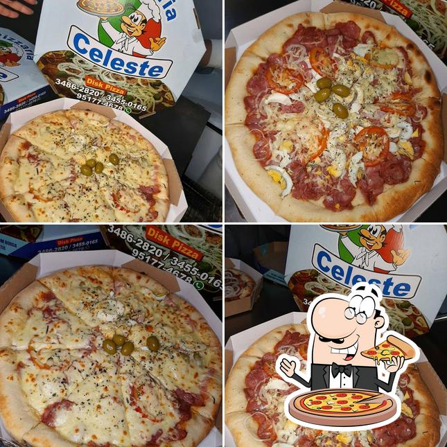 Escolha diversos estilos de pizza