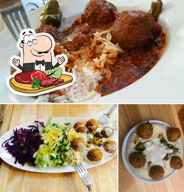 Закажите блюда из мяса в "EIVGI´S Orientalische Spezialitäten - Koscher essen in Berlin!"