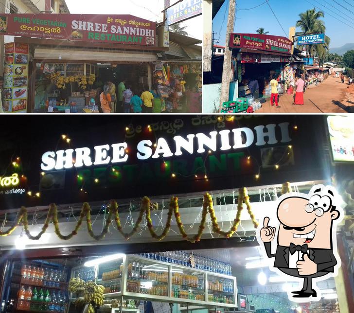 Here's a picture of Hotel Sannidhi