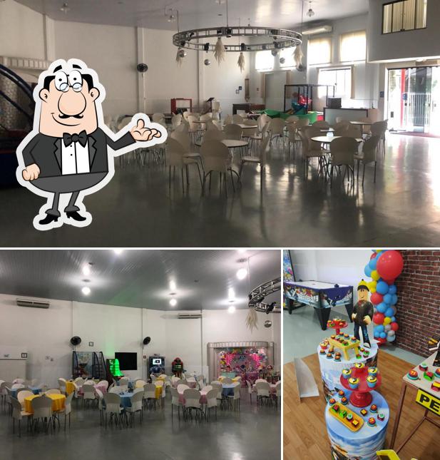 O interior do Kalu Espaço de Eventos