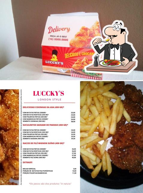 Comida em LUCCKYS LONDON CHICKEN