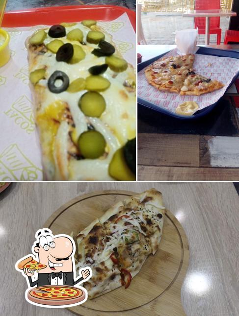 Try out pizza at Resto pizza