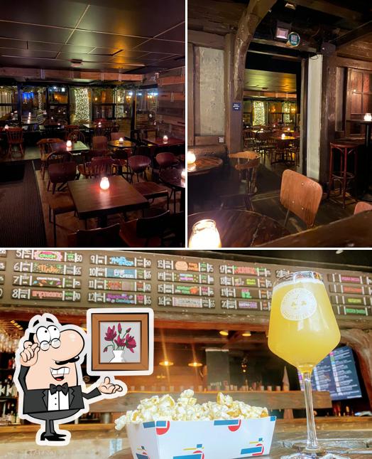 Bootleggers Craft Beer Bar - Frederiksberg se distingue por su interior y comida