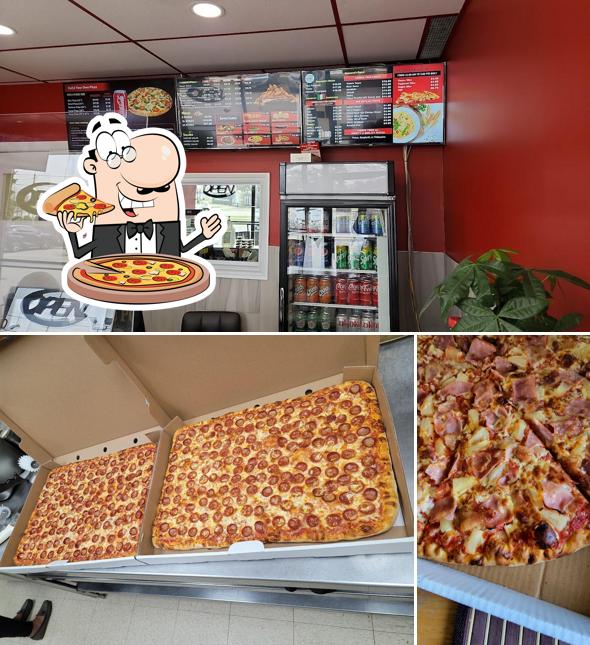 Essayez des pizzas à Grandpa's Pizzeria