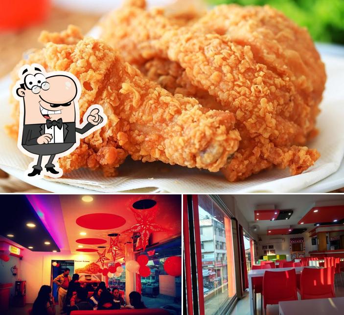 Check out the picture showing interior and food at Fusion Asiana Restaurant
