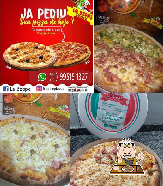 No La Beppe Pizzaria, você pode pedir pizza