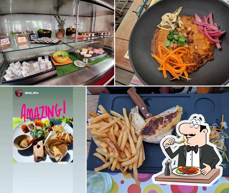 Comida en Tremplin Hotel