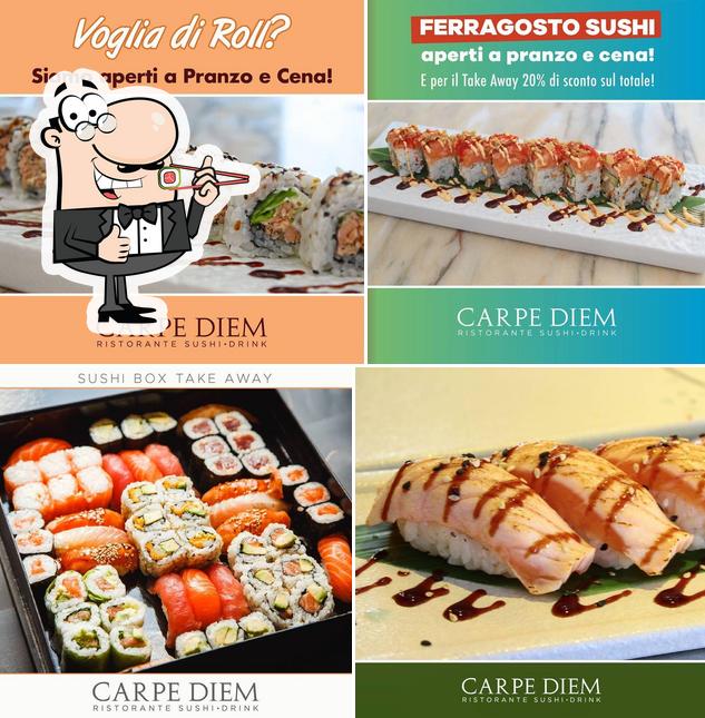 Prenez différentes options de sushi