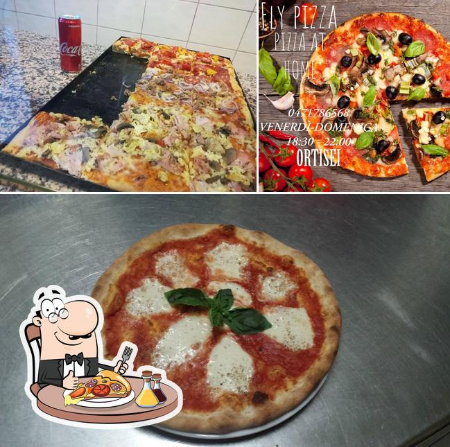 Pick pizza at Pizza FLY Rosticceria