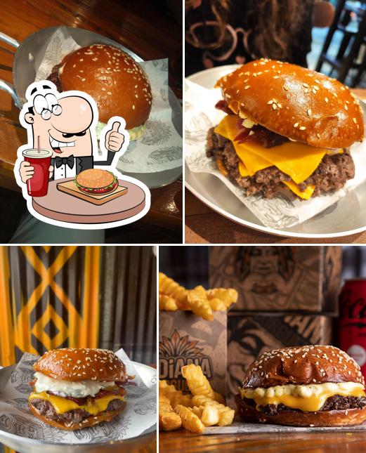 Hambúrguer em Indiana Burguer