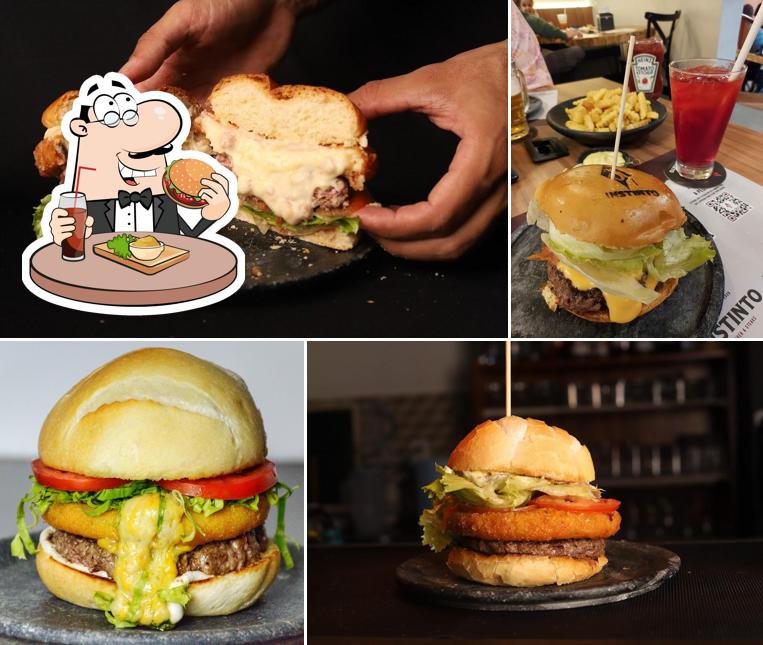 Hambúrguer em Instinto Burger Americana