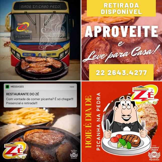 Escolha refeições de carne no Zé da Picanha