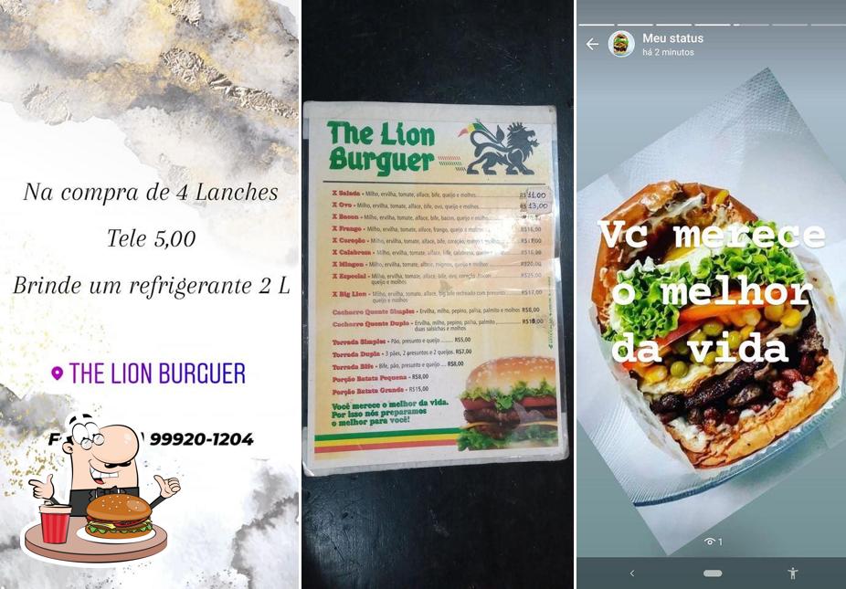 Os hambúrgueres do The Lion Burguer irão satisfazer diferentes gostos