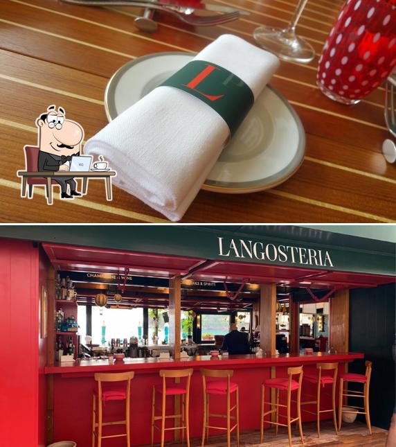 Gli interni di Langosteria