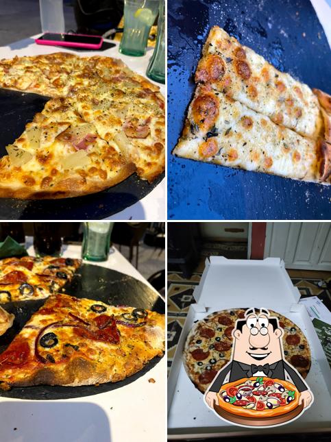 En Pan Chiatto, puedes disfrutar de una pizza