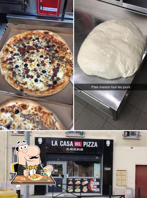 Comida en La Casa Del Pizza