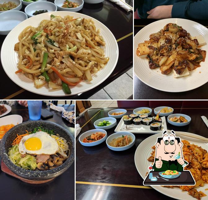 Food at Golden Korean Restaurant