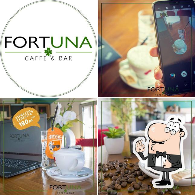 Here's a pic of Caffe & Bar FortUNA